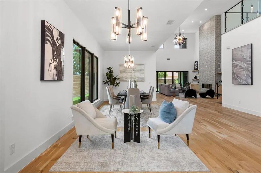Furnished interior view inside a new home in , Coppell (Image 15). Furnished interior view inside a new home in , Coppell (Image 15).