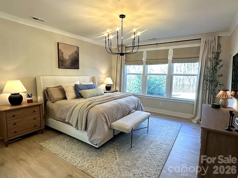 Furnished interior view inside a new home in , Mooresville (Image 17).