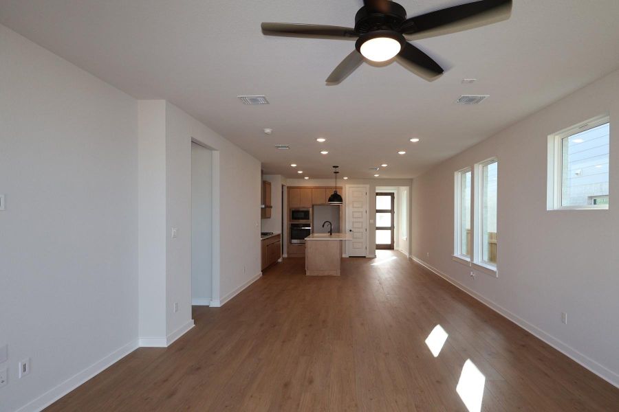 Spacious, unfurnished interior of a new home in Lariat, Liberty Hill (Image 9). Spacious, unfurnished interior of a new home in Lariat, Liberty Hill (Image 9).