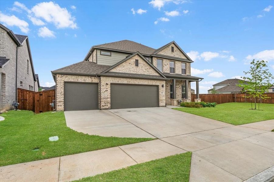 Front exterior of a new home in , Fort Worth, TX, highlighting curb appeal (Image 23).