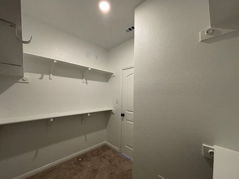 Primary closet Primary closet