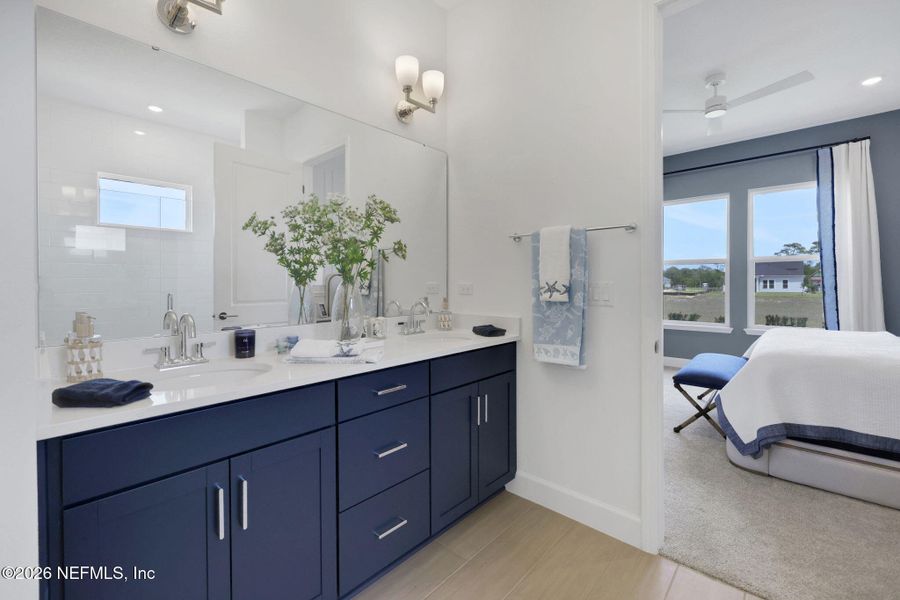Furnished interior view inside a new home in , Flagler Beach (Image 7).
