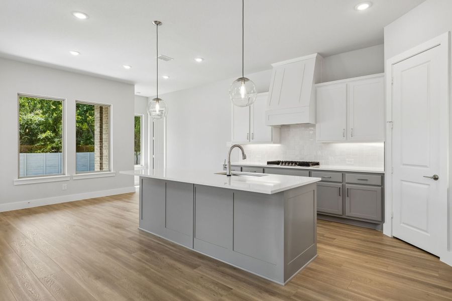 Furnished interior view inside a new home in Painted Tree Lakeside, McKinney (Image 7).