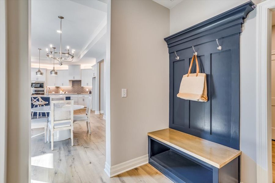 Furnished interior view inside a new home in The Courtyards at Cornerstone, Andover (Image 8).