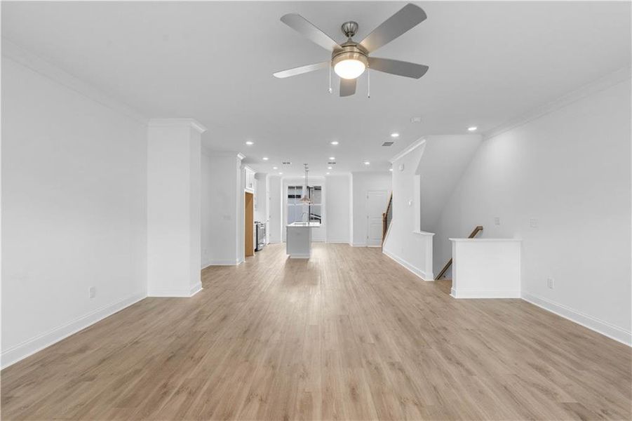 Spacious, unfurnished interior of a new home in Millcroft Townhomes, Buford (Image 15).