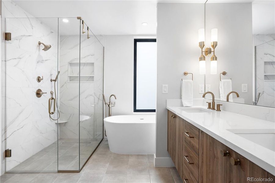 Furnished interior view inside a new home in , Denver (Image 13).