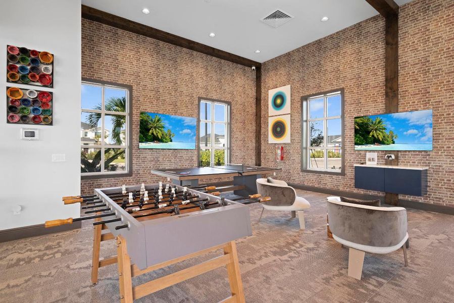 Game room in community