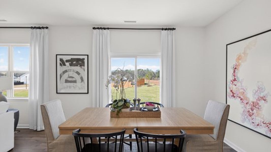 Representative furnished interior of a home built from the Hayden by D.R. Horton in Olive Branch, Clayton (Image 15).