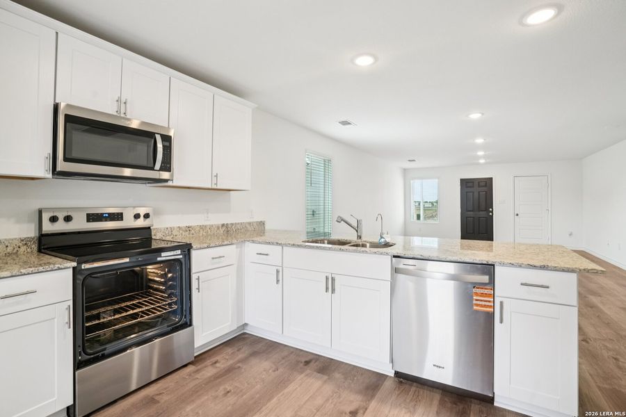 Furnished interior view inside a new home in , New Braunfels (Image 8). Furnished interior view inside a new home in , New Braunfels (Image 8).