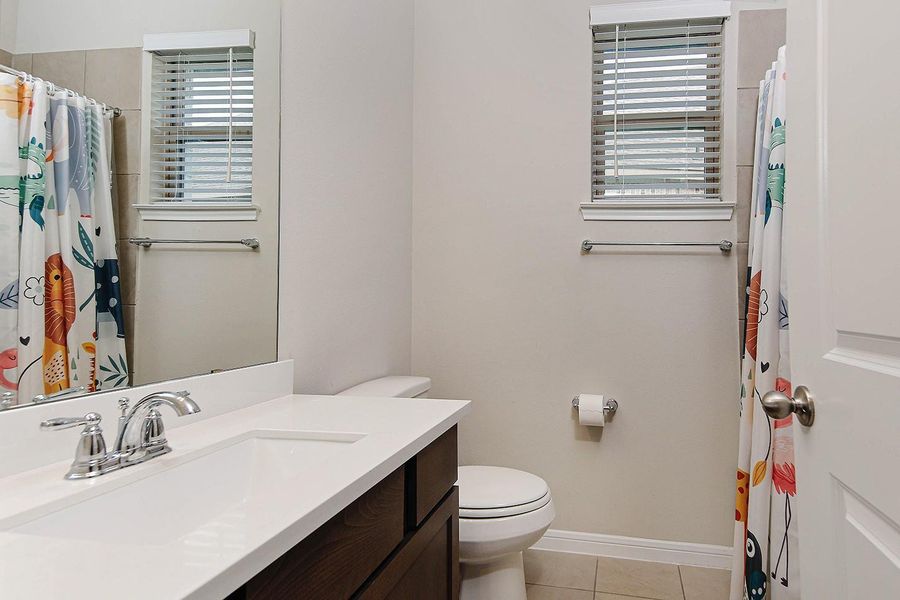 Furnished interior view inside a new home in The Meadows at Imperial Oaks, Conroe (Image 6).
