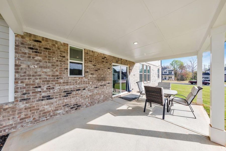 Exterior details and patio area of a home in Conner Farm, Dawsonville (Image 35).