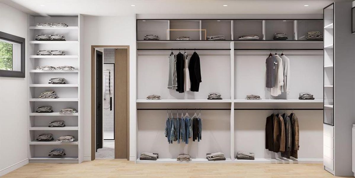 View of closet