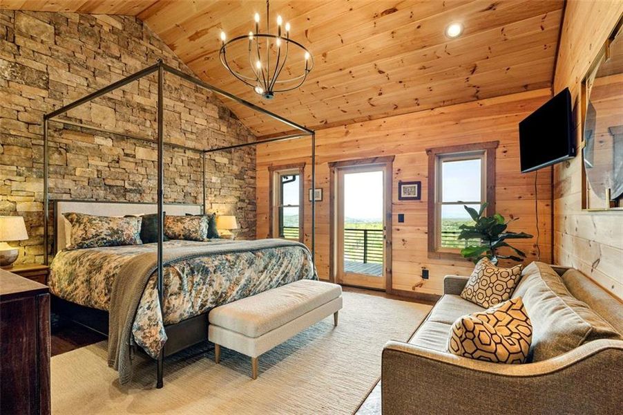 Furnished interior view inside a new home in , Morganton (Image 16).