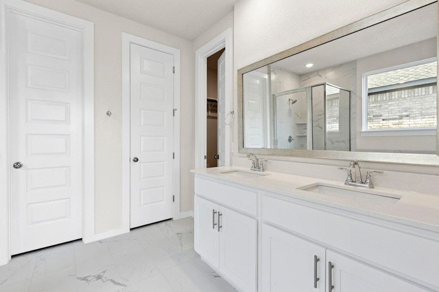 Furnished interior view inside a new home in Santa Rita Ranch, Liberty Hill (Image 14). Furnished interior view inside a new home in Santa Rita Ranch, Liberty Hill (Image 14).