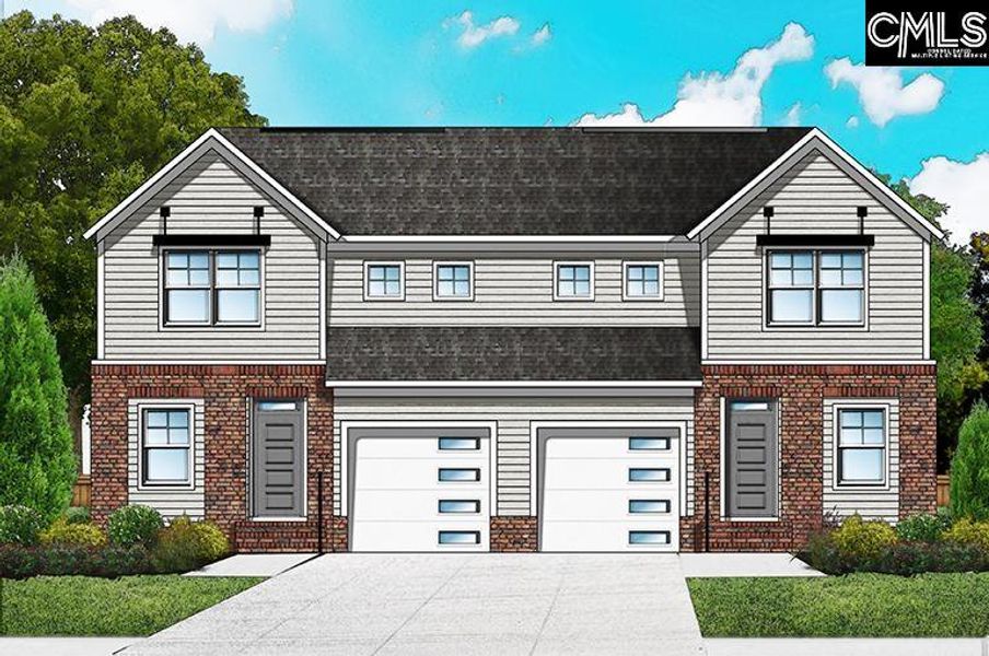 Front exterior of a new home in Dunbar Village, Cayce, SC, highlighting curb appeal (Image 23). Front exterior of a new home in Dunbar Village, Cayce, SC, highlighting curb appeal (Image 23).