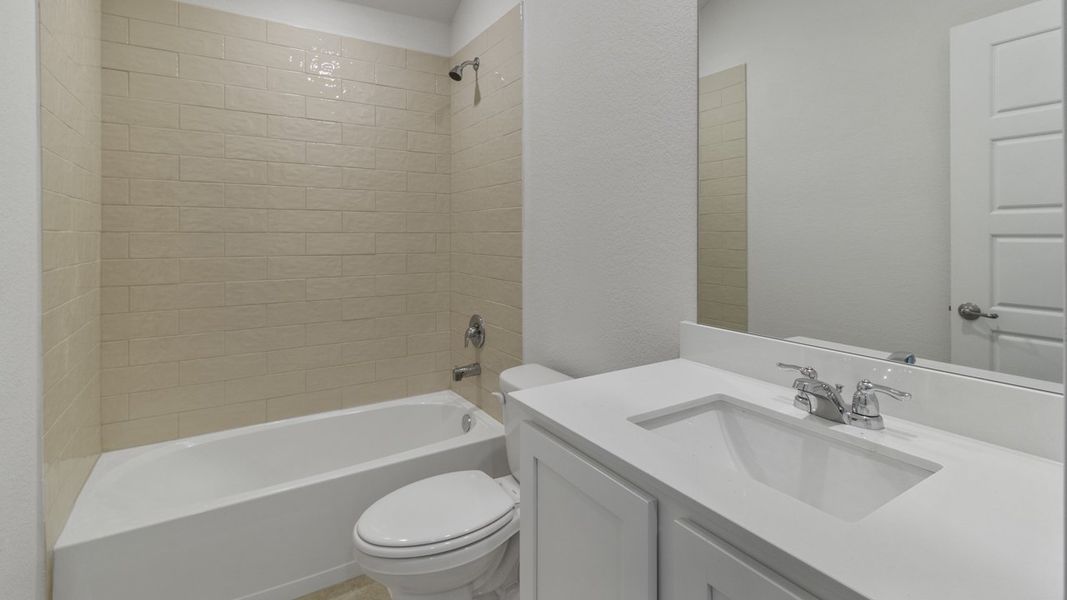 Furnished interior view inside a new home in Trailstone, Caddo Mills (Image 12).