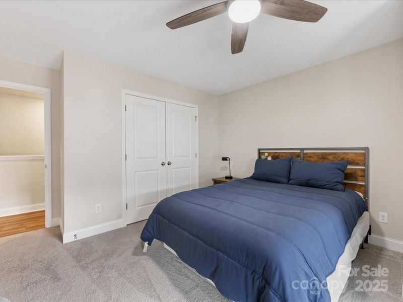 Furnished interior view inside a new home in Towns at Rea Colony, Charlotte (Image 16).