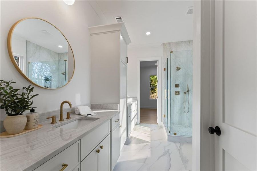 Furnished interior view inside a new home in , Cumming (Image 18). Furnished interior view inside a new home in , Cumming (Image 18).