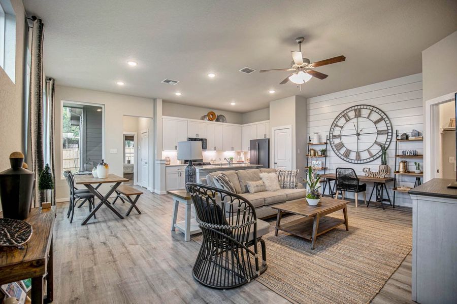 Furnished interior view inside a new home in Prominence – Now Selling, San Antonio (Image 6).