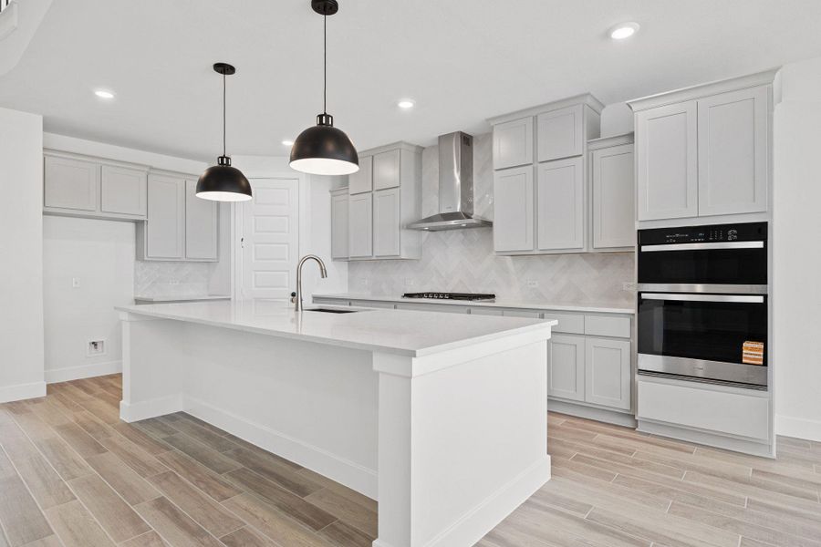 Furnished interior view inside a new home in The Colony, Bastrop (Image 9).