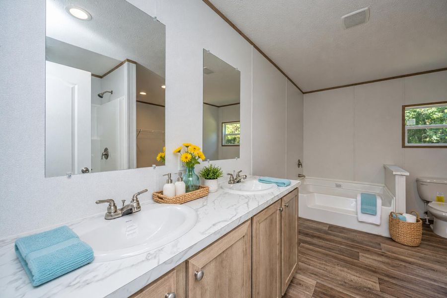 Furnished interior view inside a new home in , St. Stephen (Image 15).