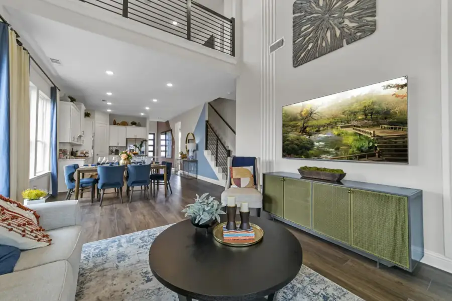 Representative furnished interior of a home built from the Melrose by Landon Homes in Lexington Frisco, Frisco (Image 10).