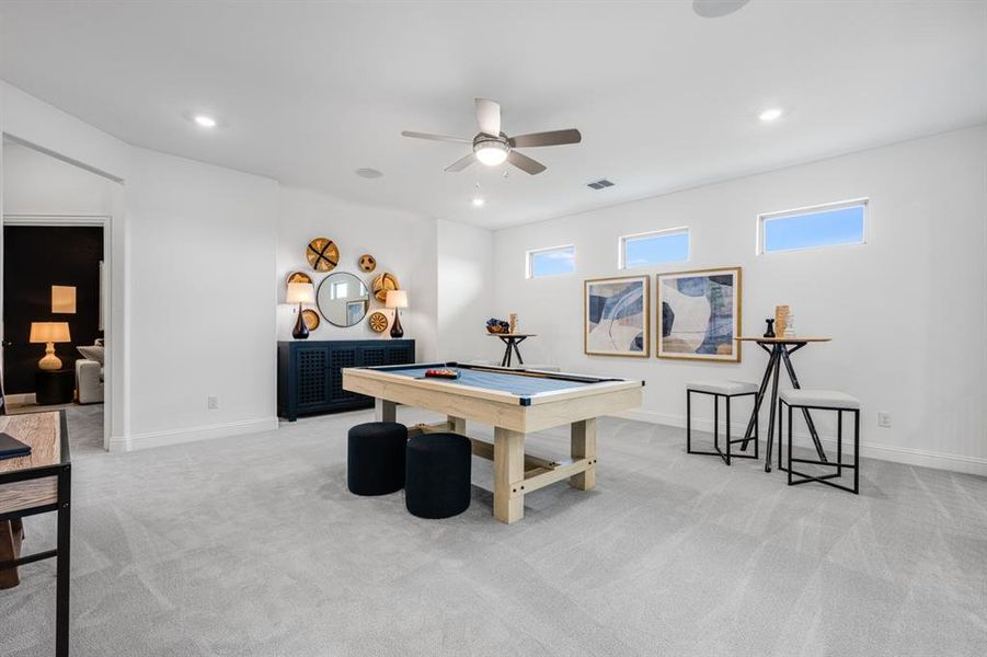Furnished interior view inside a new home in , McKinney (Image 11).