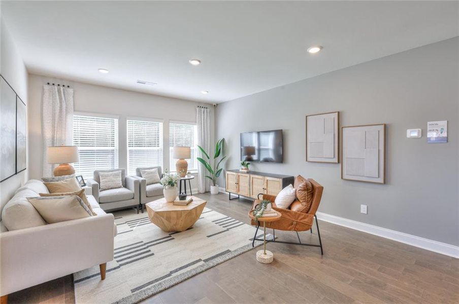 Furnished interior view inside a new home in Martin Springs - Estate Series, Lawrenceville (Image 6).
