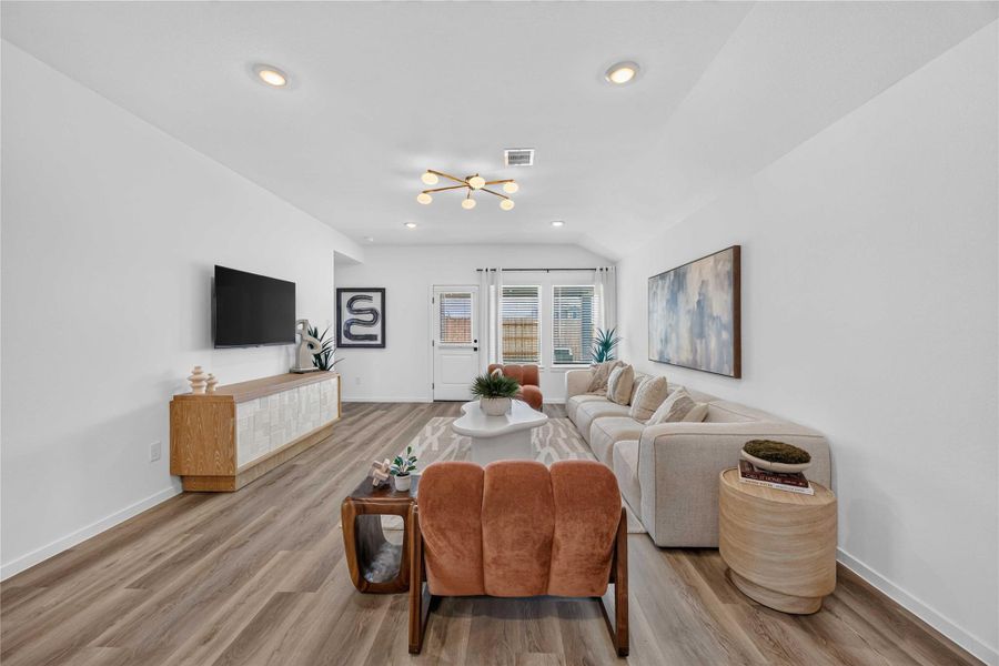 Furnished interior view inside a new home in , Houston (Image 11).