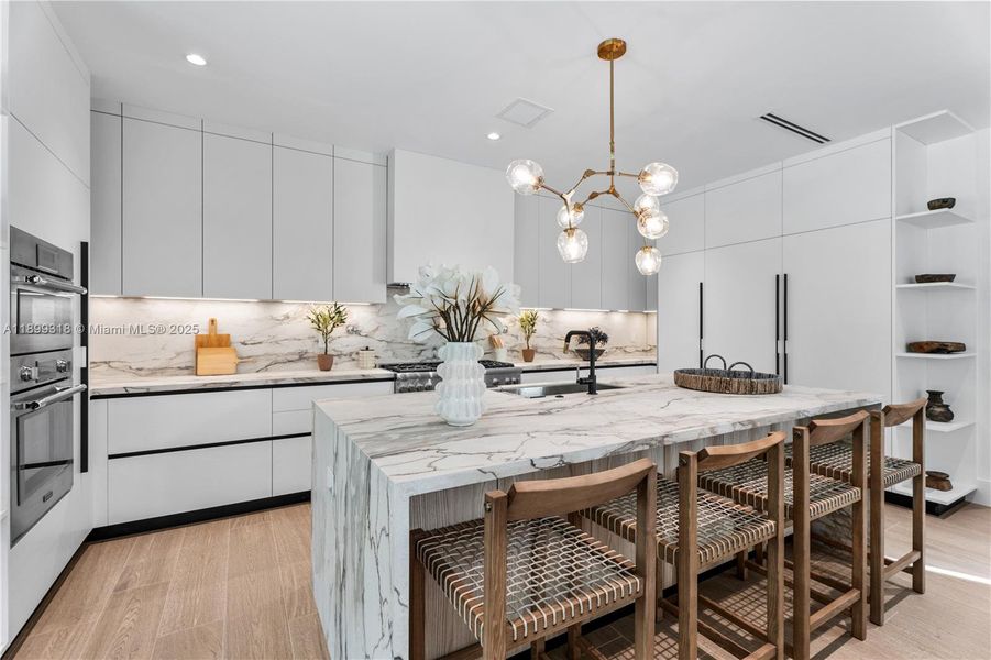 Furnished interior view inside a new home in , South Miami (Image 33).