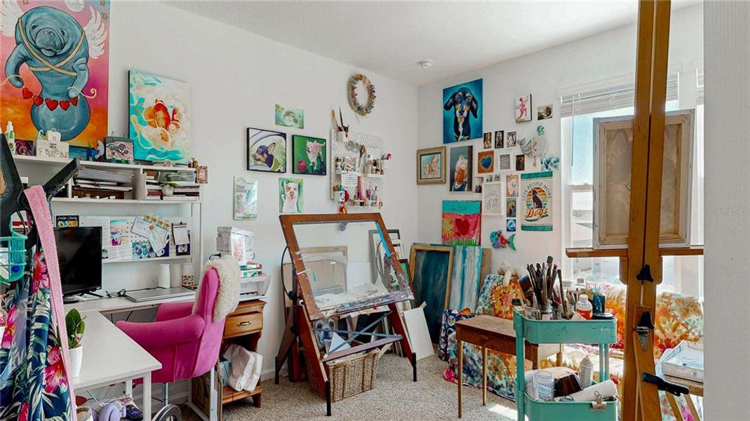 Furnished interior view inside a new home in Sawmill Branch Express, Palm Coast (Image 14).