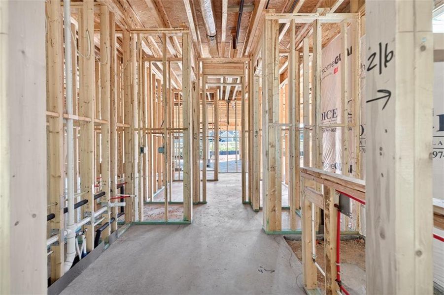 In-progress construction of a new home in , Statham, GA (Image 15).