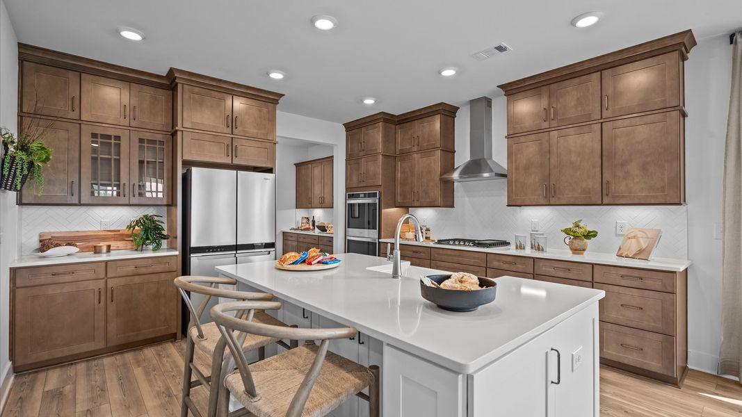 Representative furnished interior of a home built from the Stonehaven by DRB Homes in Pinebrook, Woodruff (Image 7).