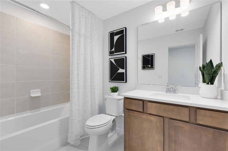 Furnished interior view inside a new home in The Cove at Nona Sound, Orlando (Image 28). Furnished interior view inside a new home in The Cove at Nona Sound, Orlando (Image 28).