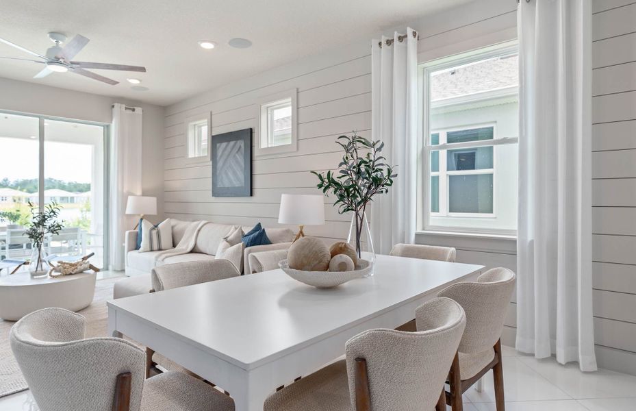 Furnished interior view inside a new home in Del Webb Sunbridge, St. Cloud (Image 82).