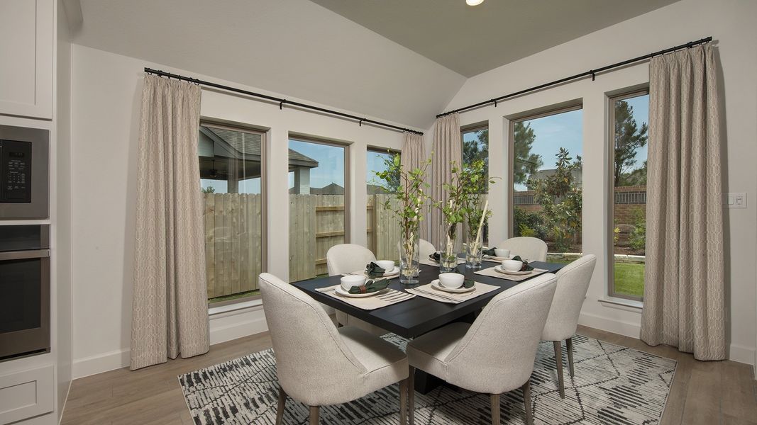 Furnished interior view inside a new home in Midline, Houston (Image 34).