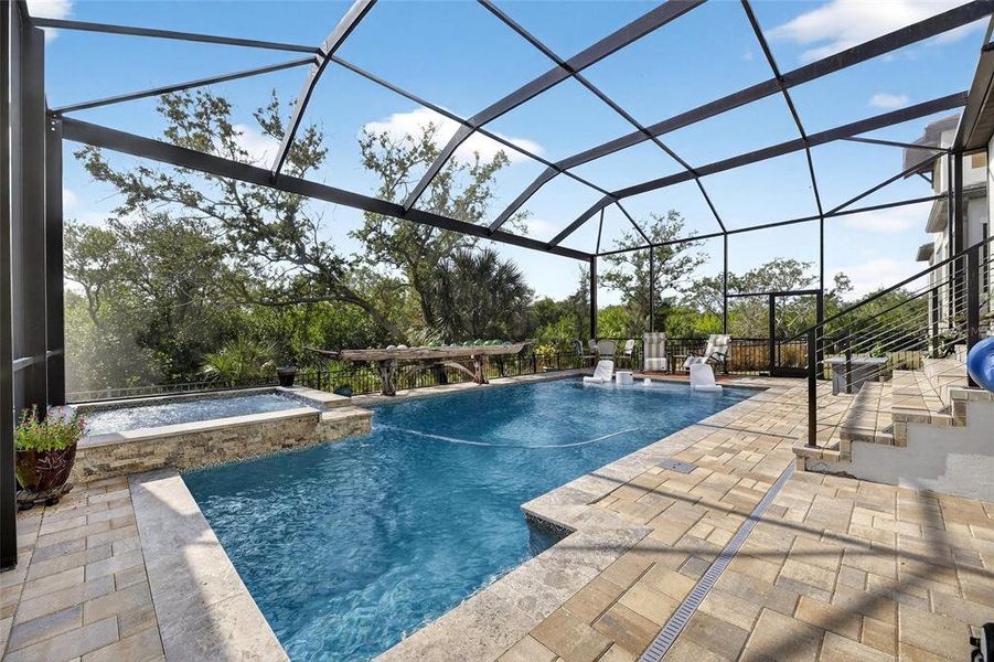 Exterior details and patio area of a home in SouthShore Yacht Club: Somerset Preserve, Ruskin (Image 35).