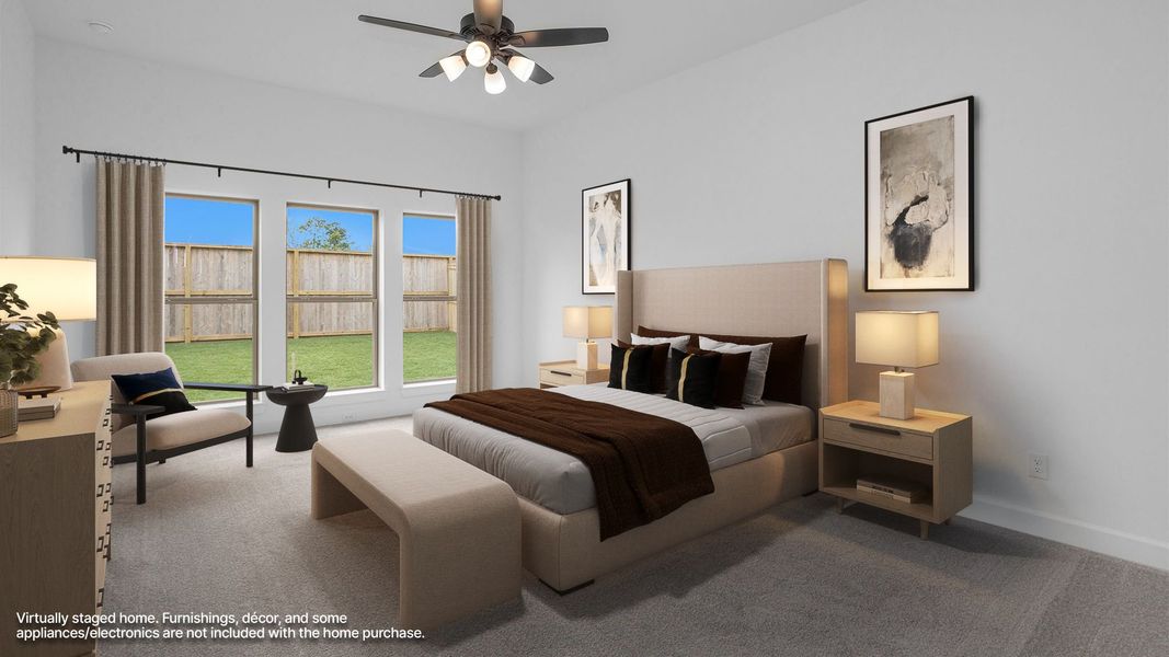 Furnished interior view inside a new home in Audubon, Magnolia (Image 4).