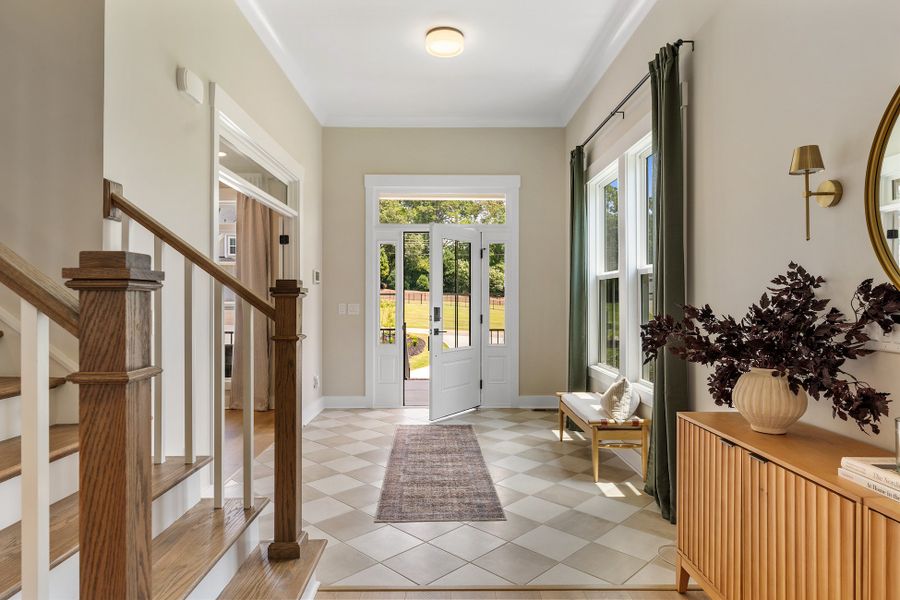 Representative furnished interior of a home built from the Savannah by Hunter Quinn Homes in Double Springs, Taylors (Image 10).