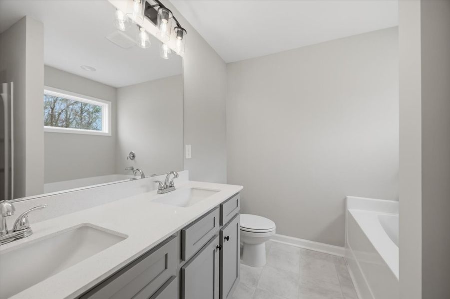Furnished interior view inside a new home in Creekside Manor, Thomaston (Image 8).