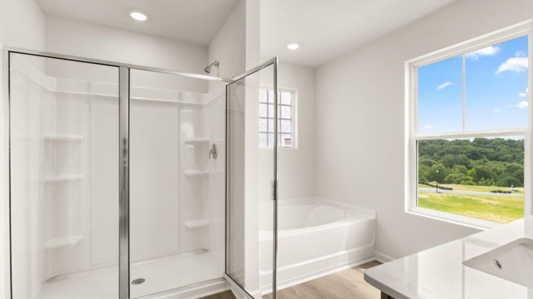 Furnished interior view inside a new home in Liberty Crossing, Braselton (Image 10).