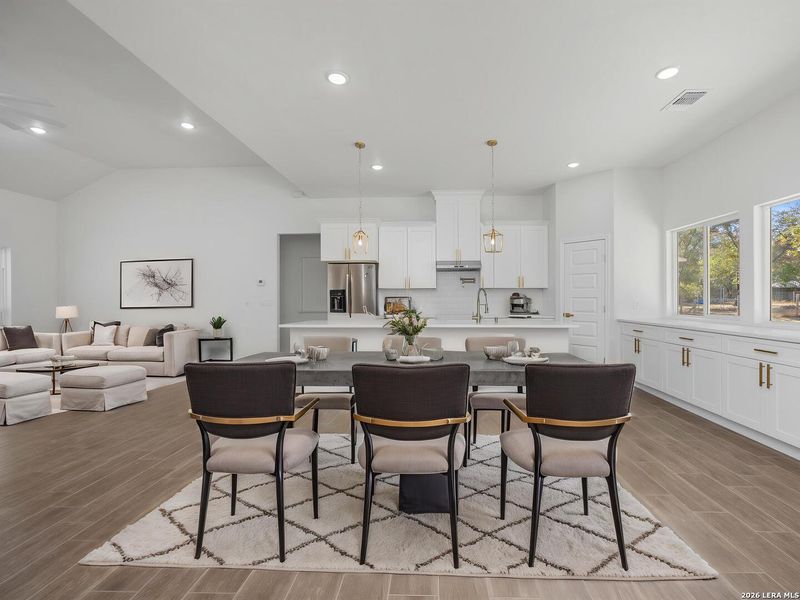 Furnished interior view inside a new home in , Elmendorf (Image 17).