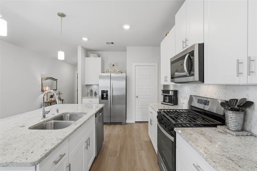 Furnished interior view inside a new home in Montgomery Oaks - Premier, Conroe (Image 12).