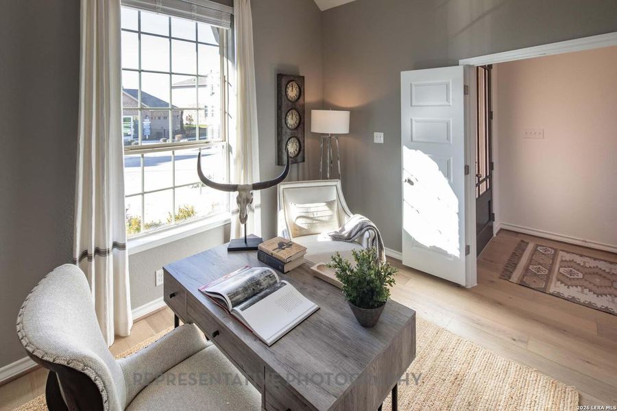 Furnished interior view inside a new home in Davis Ranch, San Antonio (Image 4).