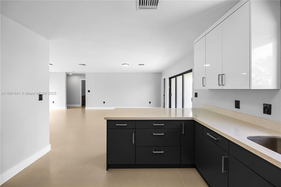 Furnished interior view inside a new home in , Dania Beach (Image 4). Furnished interior view inside a new home in , Dania Beach (Image 4).