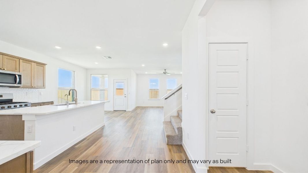 Furnished interior view inside a new home in Westmont, Lubbock (Image 6).