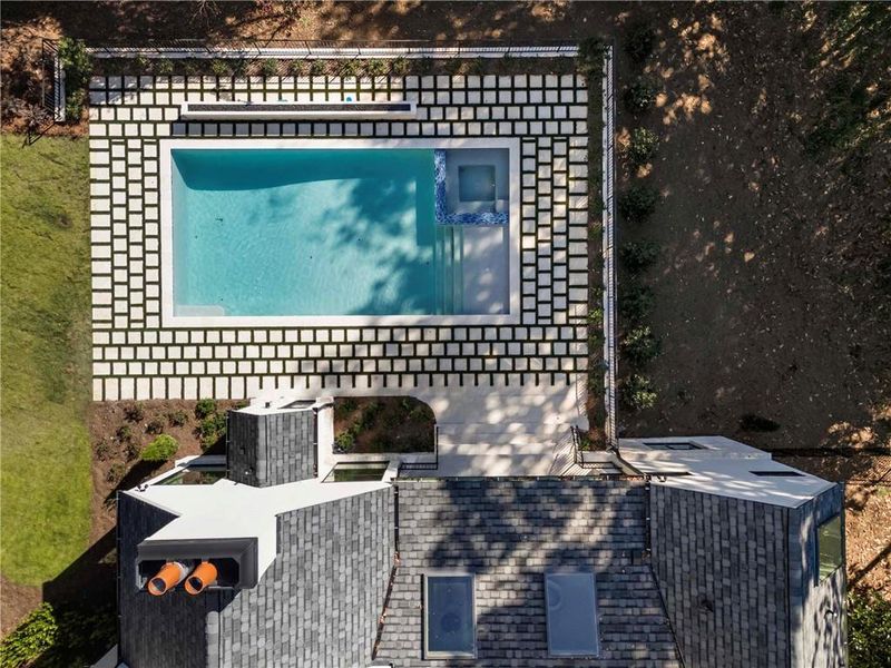 Exterior details and patio area of a home in , Sandy Springs (Image 30). Exterior details and patio area of a home in , Sandy Springs (Image 30).