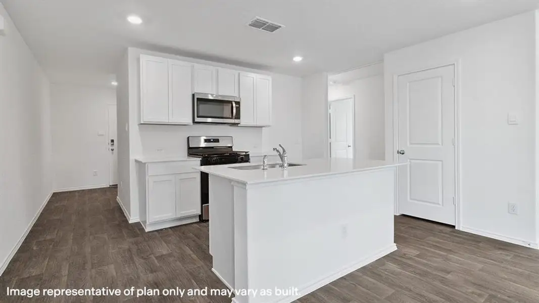 Furnished interior view inside a new home in Asher Oaks, Bonham (Image 6).