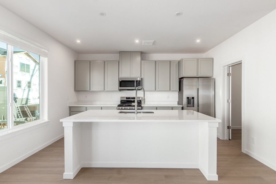 Furnished interior view inside a new home in Parkside at Victory Ridge, Colorado Springs (Image 6).