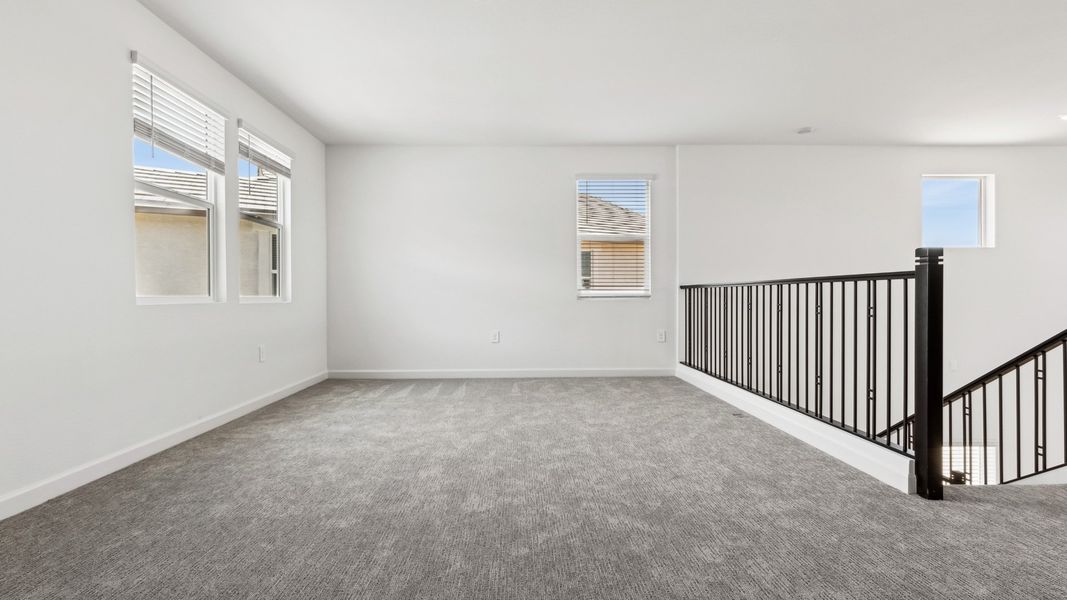 Representative unfurnished interior of a home built from the Phoenician by D.R. Horton in The Ridge at Stone Butte, Phoenix (Image 26). Representative unfurnished interior of a home built from the Phoenician by D.R. Horton in The Ridge at Stone Butte, Phoenix (Image 26).